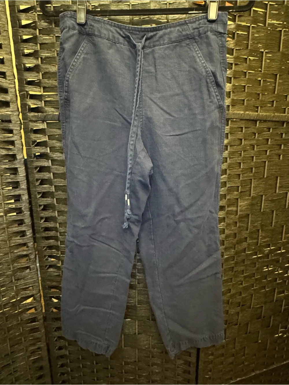 Women’s J. Crew Casual Elastic-Waist Navy Pants